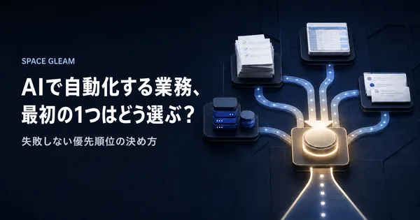 AIで自動化する業務、最初の1つはどう選ぶ？失敗しない優先順位の決め方